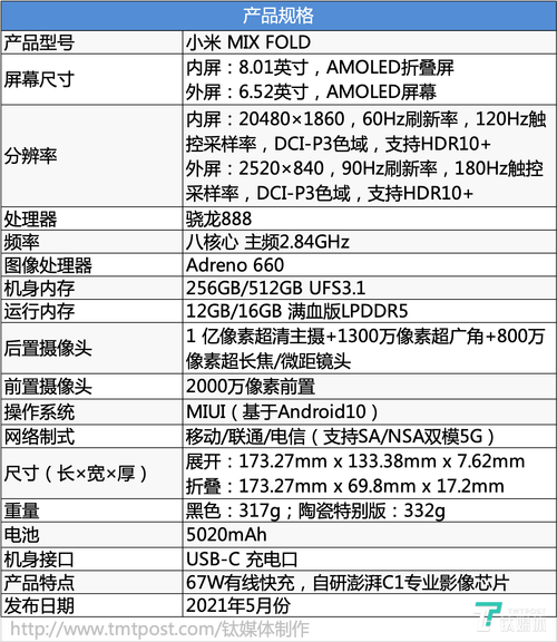 【小米参数揭秘】探索小米手机的性能奥秘，解锁极致体验！